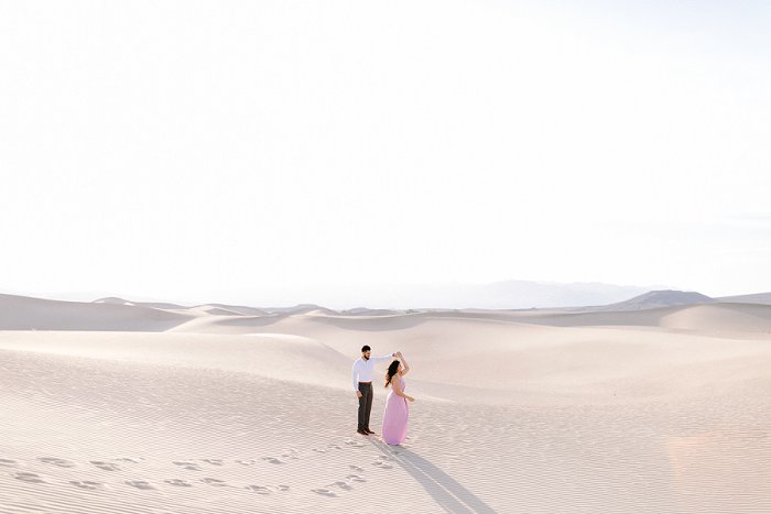 Sand Dunes California Engagement Photographer
